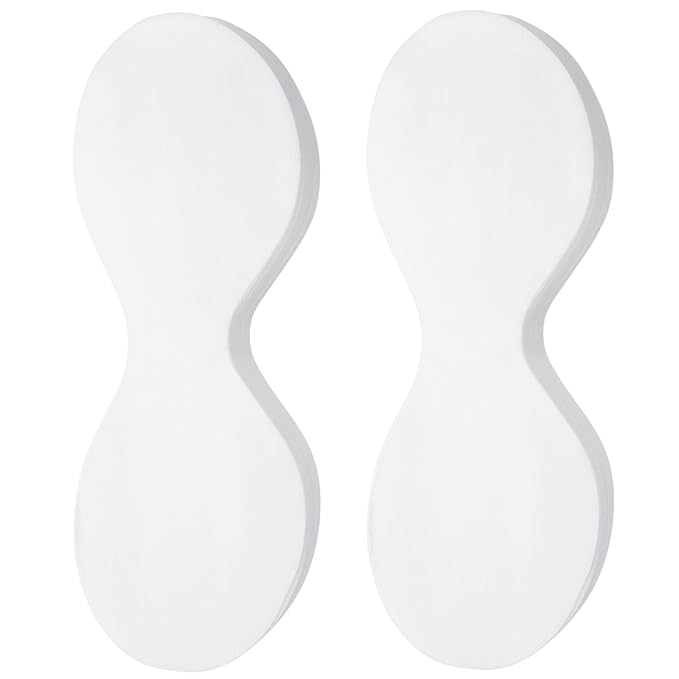 200 Sheets Disposable Non Woven Eye Mask, Cotton Eye Mask Paper, Eye Covers for Facials, Eye Masks for Skincare, Moisture Retention, Spa, Wrap