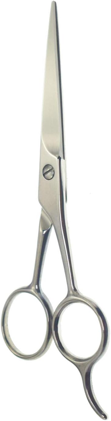 Professional Hair Cutting Scissors Sharp Blades Hair Shears/Barber Scissors/Mustache Scissors Stainless Steel Hair Scissors 7" 6.5" 6" Haircut/Hairdresser For Kids, Men and Women (6 Inch)