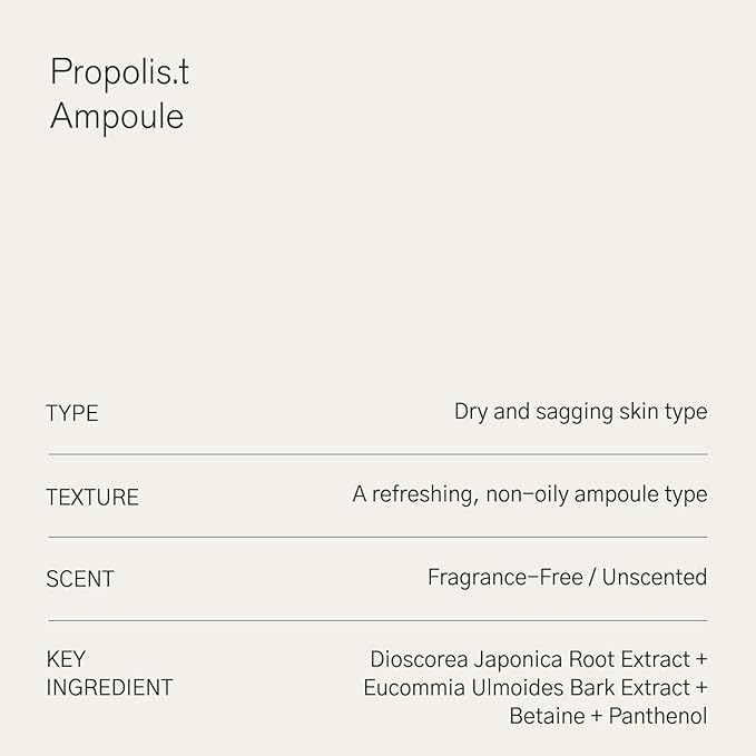 Calming & Nourishing Duo: Vegan S.Nailed it yam Essence & Propolis.t ampoule, Soothing, Firming, Korean Skincare Set