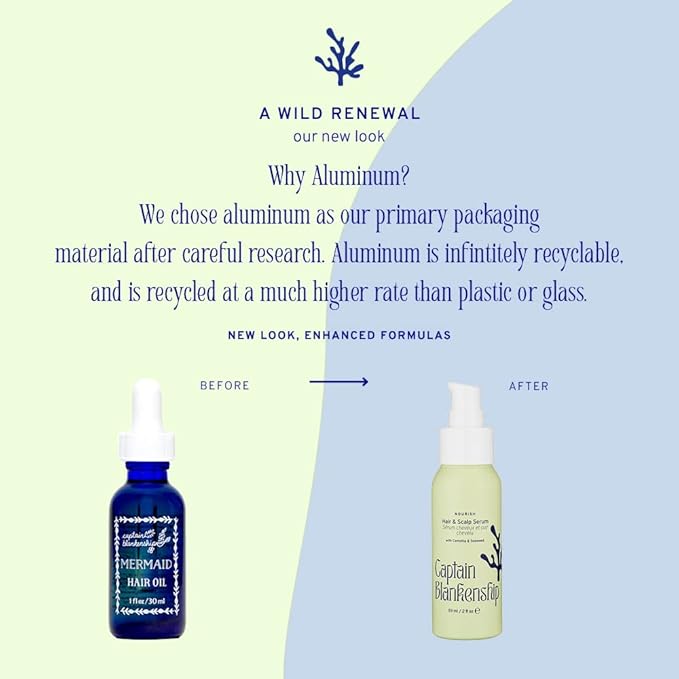 Captain Blankenship Nourish Hair & Scalp Serum | Restores the Scalp, Promotes Healthy Hair Growth, & Reduces Frizz | Color Safe, Organic, Sulfate Free, Vegan Haircare - 2 oz