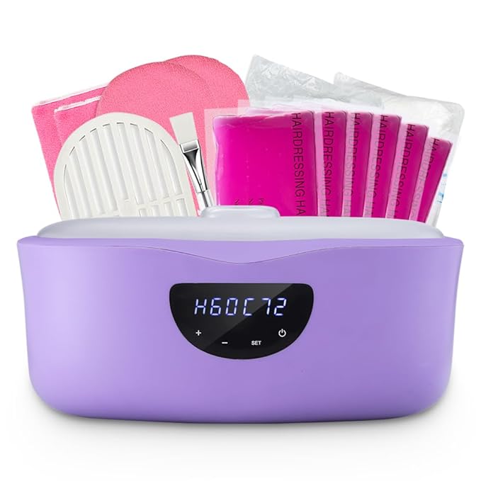 Paraffin Wax Machine for Hands and Feet - Paraffin Bath for Hand and Foot Therapy & Arthritis - Quick Heating 4000ml Paraffin Wax Warmer Kit with Wax Refills