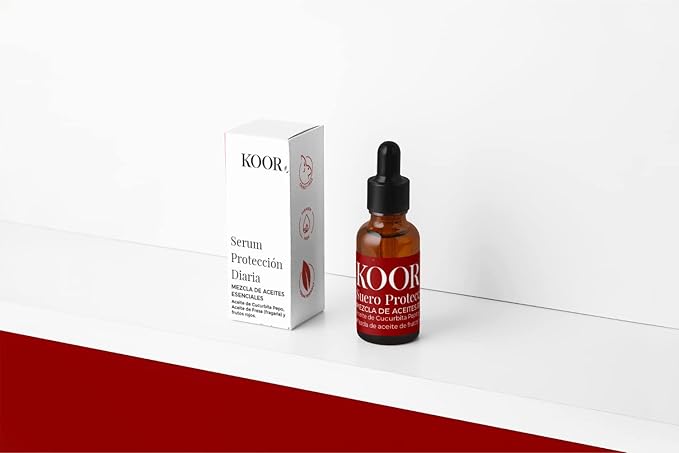 KOOR PROTECT - Daily Defense Serum with Pumpkin Seed & Berry Oils | Lightweight Antioxidant Formula for Hydration & Protection | 10ml