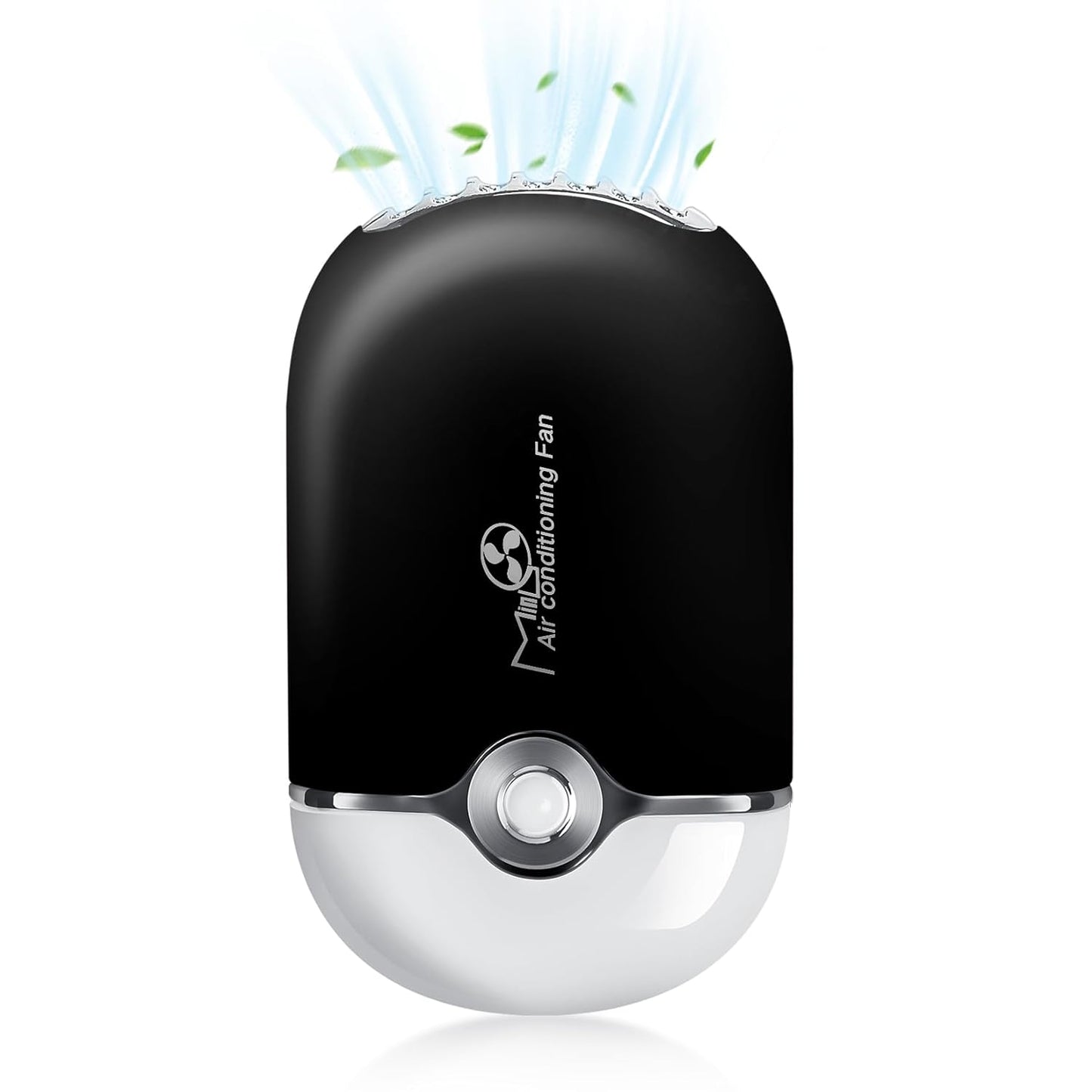 Lash Fan Mini Portable Eyelash - Handheld for Eyelash Extension Rechargeable USB C Air Cooling Blower Fan with Built in Sponge Lash Extension Application(Black)