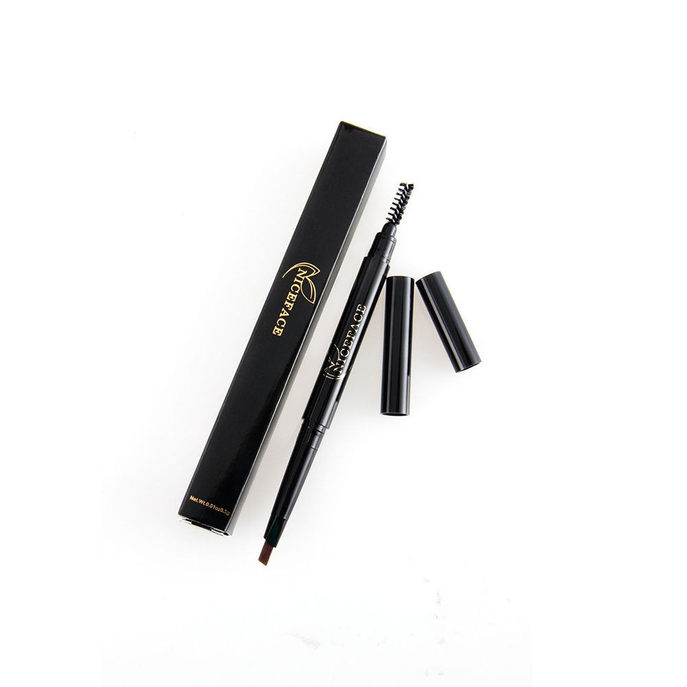 Eyebrow Pencil Light Brown Double Ended Precision Waterproof Brow Cruelty Free(Light Brown #4)