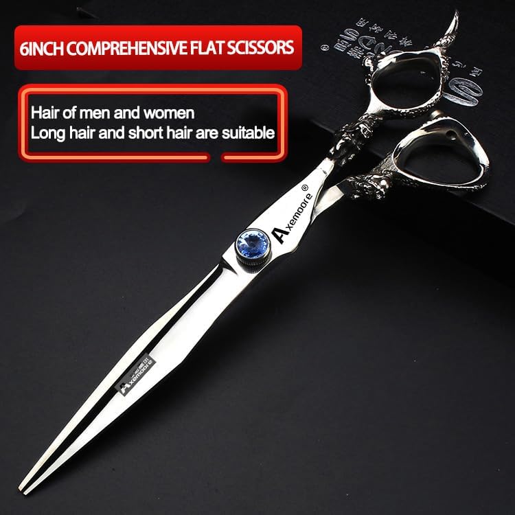 7/7.5/8/9 Inch Salon Professional Hairdressing Scissors Barber Hairstyling Special Tools (7 inch 2pc-B)