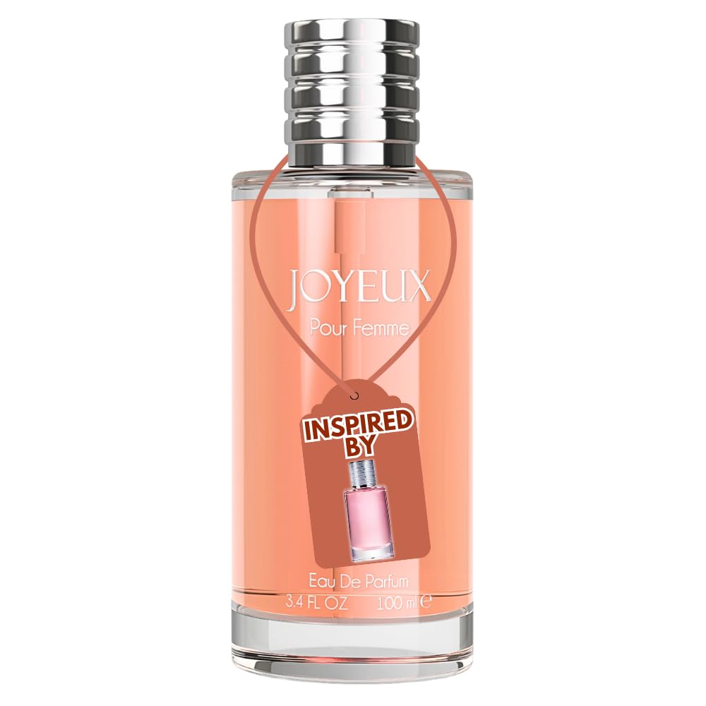 Perfume for Women – INSPIRED by A WORLD RENOWED WOMEN'S PERFUME – Bergamot, Jasmine, Musk, Patchouli – Fresh, Feminine, Soft, Long-Lasting Eau De Parfum 100ml (3.4 fl oz)