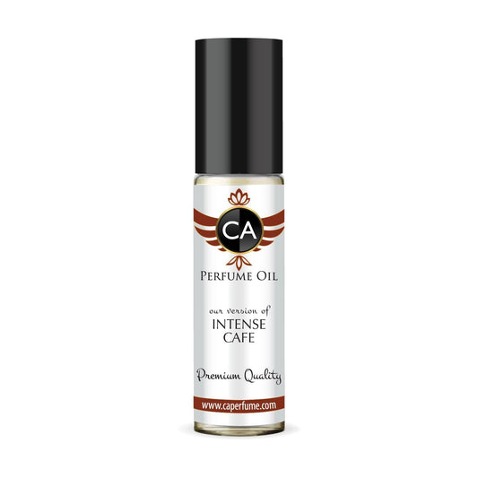 CA Perfume Impression of Intense Cafe Unisex Fragrance Oil Amber Vanilla Scent Long Lasting Perfumes for Women & Men Travel Size TSA Ready Mini Parfum Body Oil Roll-on 0.33 Fl Oz 10ml