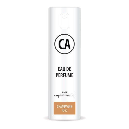 CA Perfume Impression of Champagne Toss for Women Eau De Parfum Floral Fruity Scent Long Lasting Perfumes for Women Travel Size TSA Ready for Day and Night Wear 0.33 Fl Oz 10ml