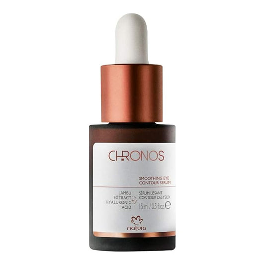natura Chronos Smoothing Eye Contour Serum - Anti-aging Eye Treatment, With Hyaluronic Acid & Jambu Extract to Plump and Relax Tensions Causing Wrinkles