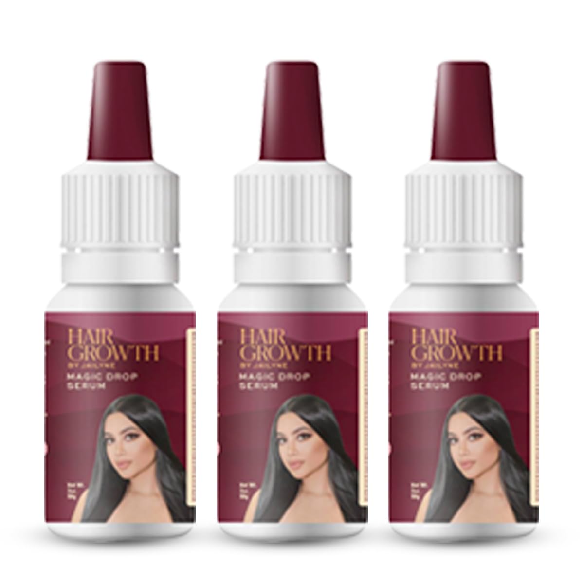 Hair Growth Magic Drop Serum by Jailyne Ojeda – Fast-Absorbing, Scalp Revitalizing Formula – Promotes Thicker, Healthier Hair with Botanical Extracts & Keratin – Made in USA