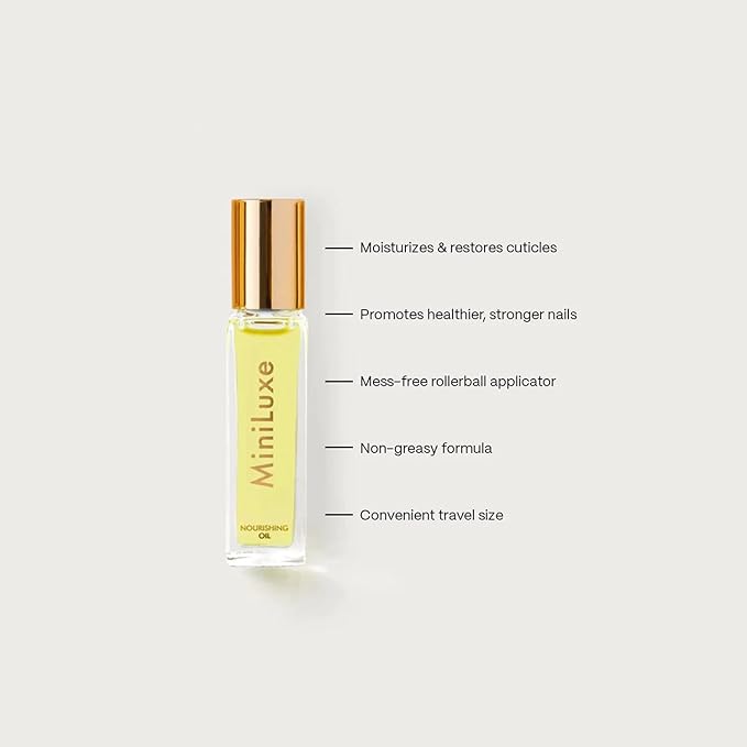 Nourishing Cuticle Oil Rollerball | Clean, Vegan, Cruelty-Free Nail Care (0.33 fl oz | 10 ml)