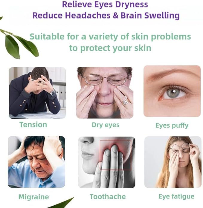 2 PCS Gel Mask,Reusable,Face & Eye Mask with Hole,Dark Circles,Dry Eyes,DeepSleep,Headaches,Puffiness,Stress,migraines,Eye Bags.Allergies,Sinus discomfort,migraines (02-Green)