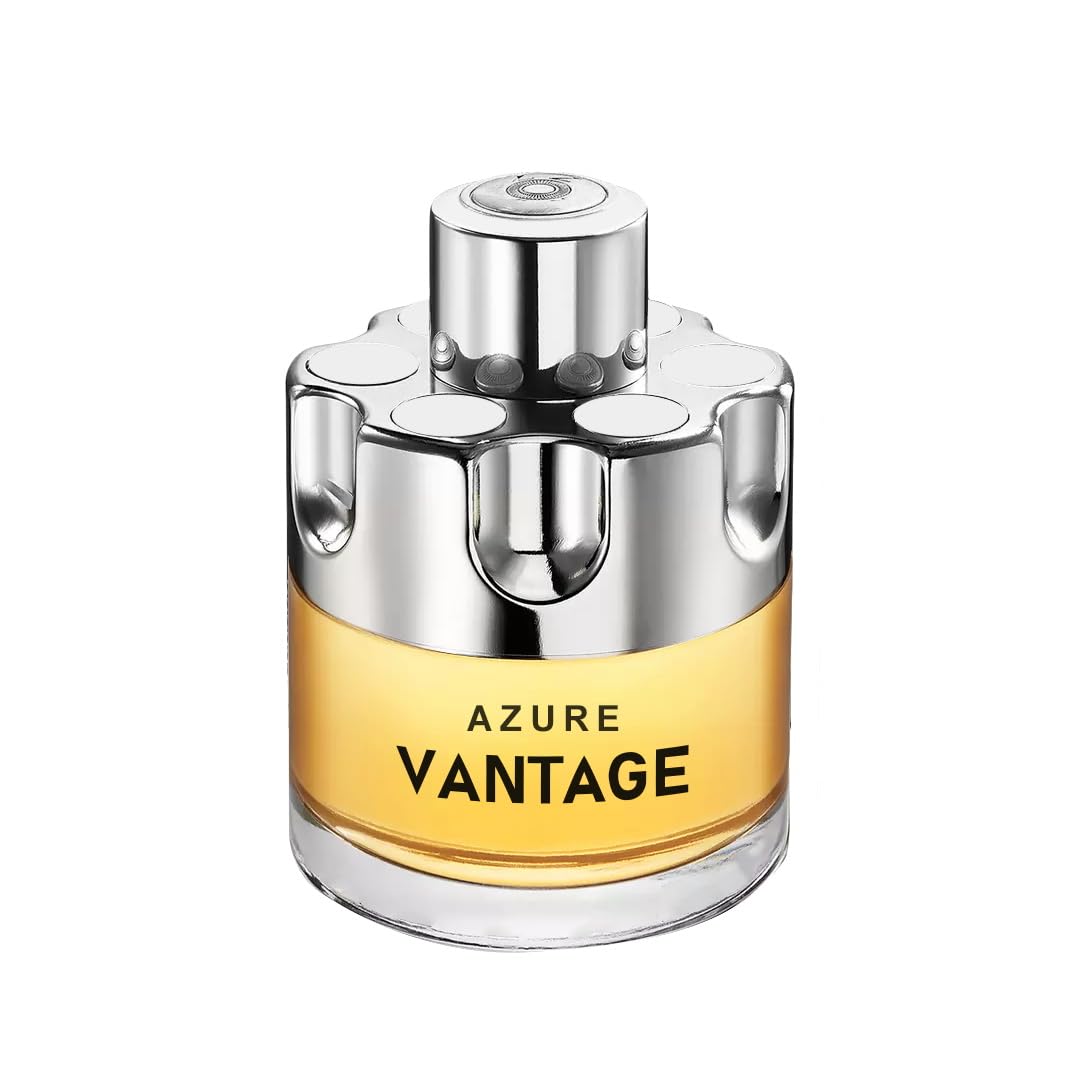 Men's Cologne Eau De Toilette EDT Spray Azure Vantage 3.4 Fluid Ounce