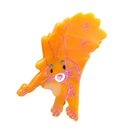 Cute Squirrel Hair Clip,Novelty Acetate Claw Clips,Small Hair Clips for Women,Funny Hair Clips