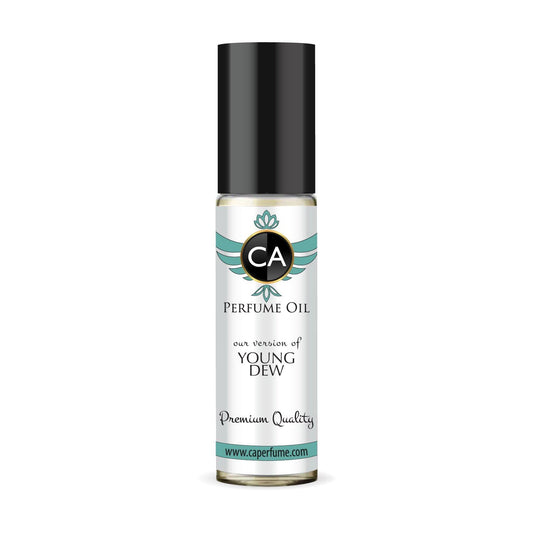 CA Perfume Impression of Young Dew for Women Eau De Parfum Amber Spicy Scent Long Lasting Perfumes for Women Travel Size TSA Ready for Day and Night Wear 0.33 Fl Oz 10ml