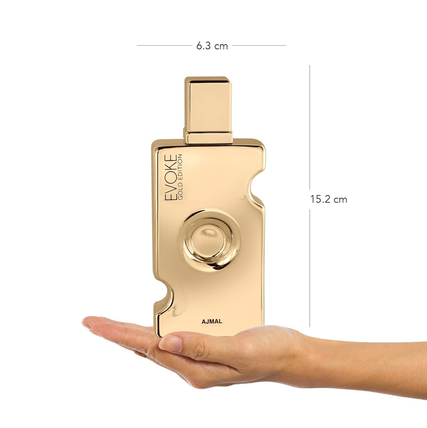 Ajmal Evoke Gold Edition Eau de Parfum 2.5 oz / 75 ml for Men and Women | Fresh Spicy & Woody Oriental Fragrance | Long-Lasting Dubai Luxury Scent