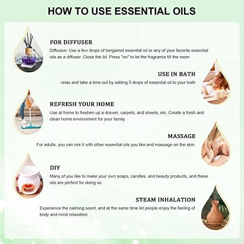 Lemon Essential Oil with Glass Dropper, Great for Aromatherapy, DIY Soap, Humidifier, Candle Making(4Fl oz/118mL)