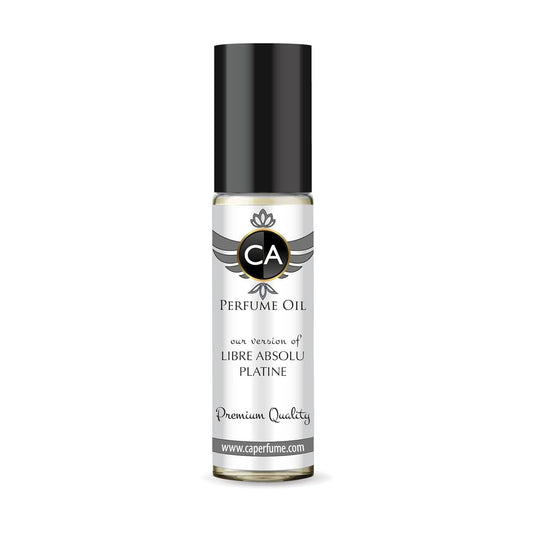 CA Perfume Impression of Libre Absolu Platine for Women Fragrance Oil Oriental Floral Scent Long Lasting Perfumes for Women Travel Size TSA Ready Mini Parfum Body Oil Roll-on 0.33 Fl Oz 10ml