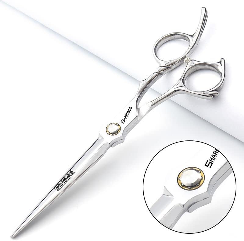 6/6.5-inch Sharonds hair clippers, professional Japanese 440C scissors, efficient scissors, scissors, comb adjuster (6-inch flat scissors)