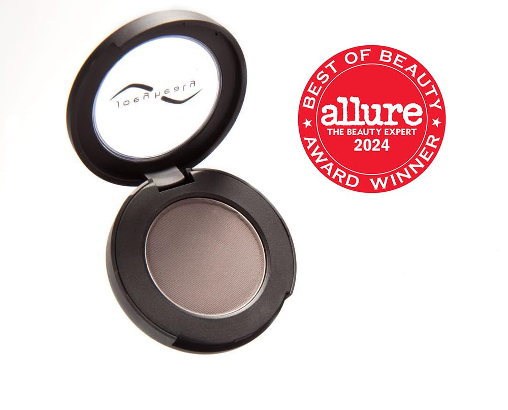 Joey Healy Luxe Brow Powder, Natural and Soft Definition Eyebrow Powder, Waterproof Brow Makeup Formula, Corduroy (Ash)