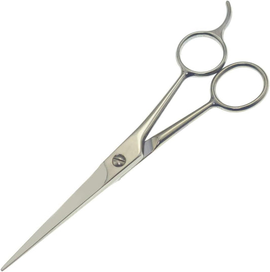 Professional Hair Cutting Scissors Sharp Blades Hair Shears/Barber Scissors/Mustache Scissors Stainless Steel Hair Scissors 7" 6.5" 6" Haircut/Hairdresser For Kids, Men and Women (6.5 Inch)