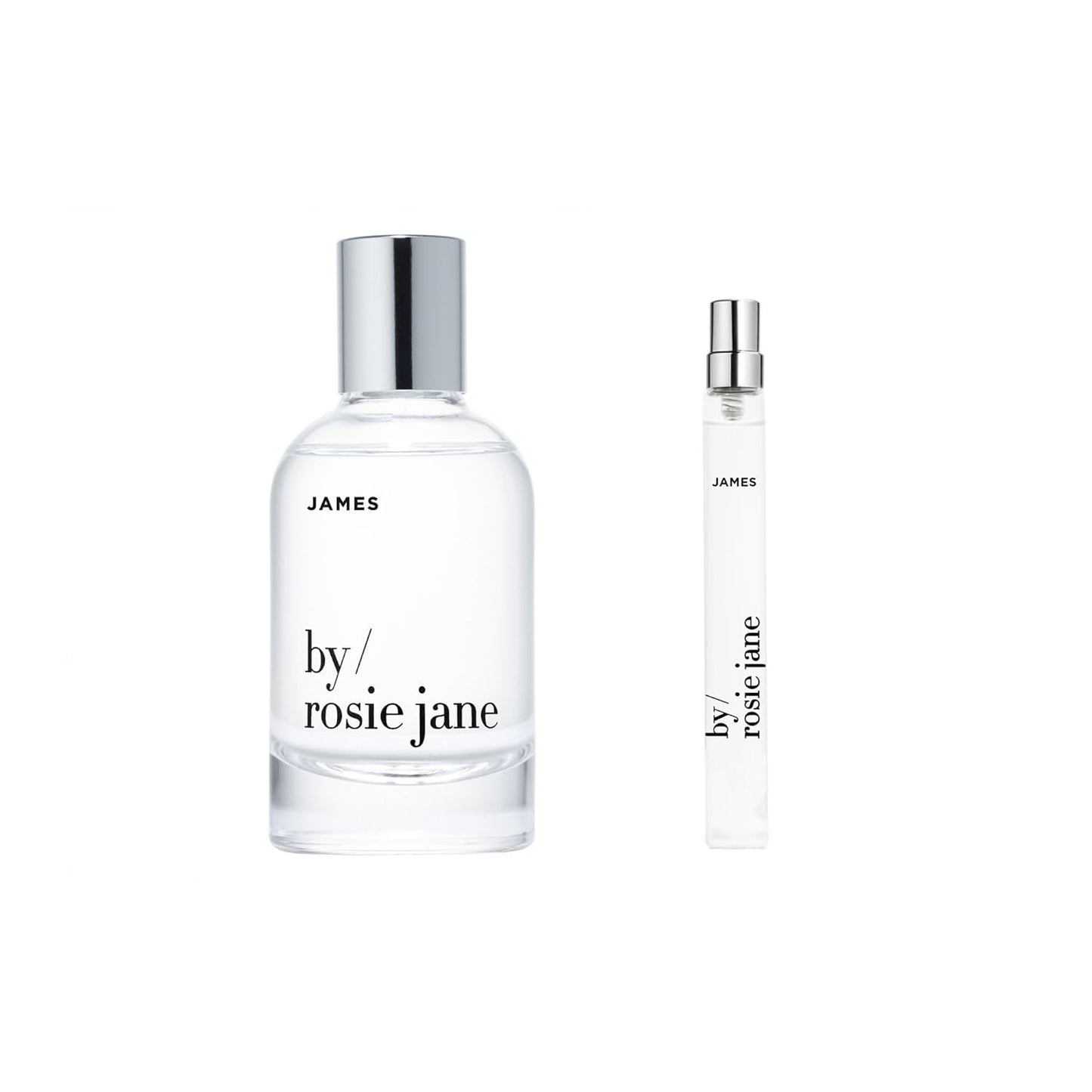 By Rosie Jane James Home & Away Bundle – Eau De Parfum Spray (50ml) + Travel Perfume Spray (10ml) – Clean Fragrance with Fig, Amber Woods & Gardenia Petals