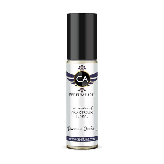 CA Perfume Impression of Noir Pour Femme for Women Fragrance Oil Amber Floral Scent Long Lasting Perfumes for Women Travel Size TSA Ready Mini Parfum Body Oil Roll-on 0.33 Fl Oz 10ml