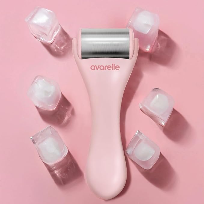 AVARELLE Ice Roller for Face | Women Eye Roller & Face Massager for Puffy Eyes | Face Ice Roller & Cold Skin Care Tools for Puffy Eyes & Dark Circles | Lymphatic Drainage Massager Face by Spot Tech