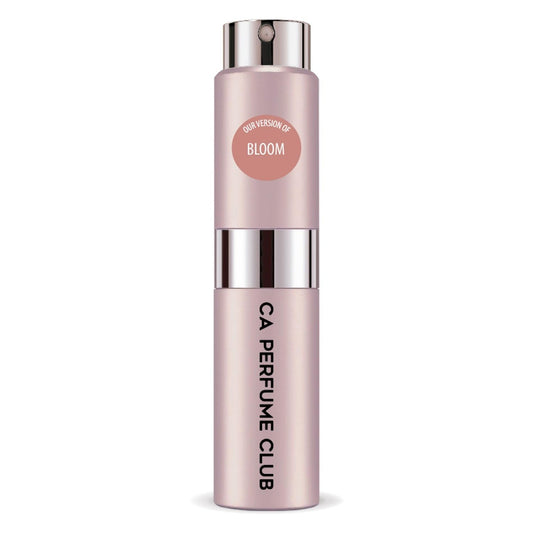 CA Perfume Impression of Bloom For Women Replica Version Fragrance Dupes Concentrated Long Lasting Eau de Parfum Spray Refillable Atomizer Bottle 0.27 Fl Oz/ 8ml