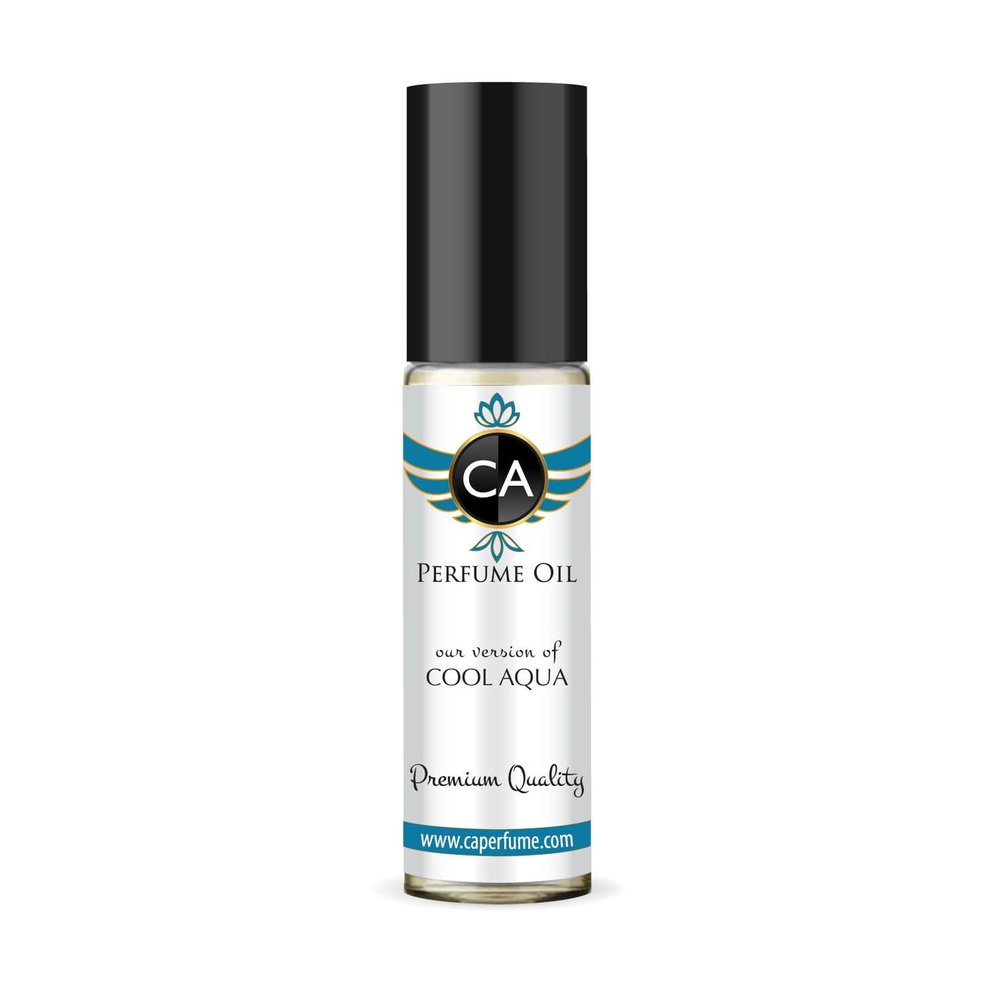 CA Perfume Impression of Cool Aqua for Men Perfume Oil Aromatic Aquatic Scent Long Lasting Cologne for Men Travel Size TSA Ready Mini Parfum Body Oil Roll-on 0.33 Fl Oz 10ml