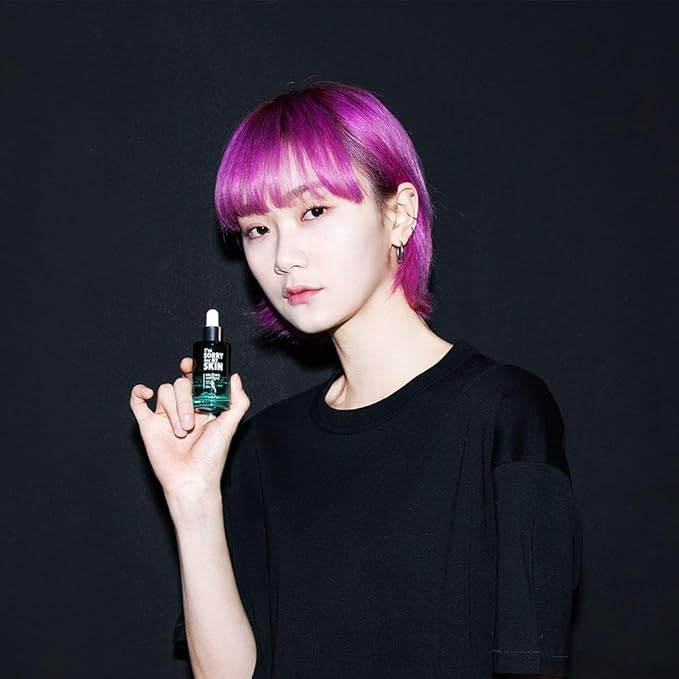 I'M SORRY FOR MY SKIN Facial Skin Ampoule, Korean Skin Care Serum for Face with Centella Asiatica and Hyaluronic Acid, Moisturizing & Glowing Effect (Relaxing Ampoule First Calming)