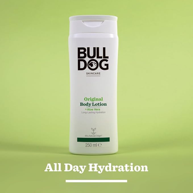 BULLDOG - Bodycare for Men | Original Body Lotion | Hydrates and Nourishes Skin | 250 ml