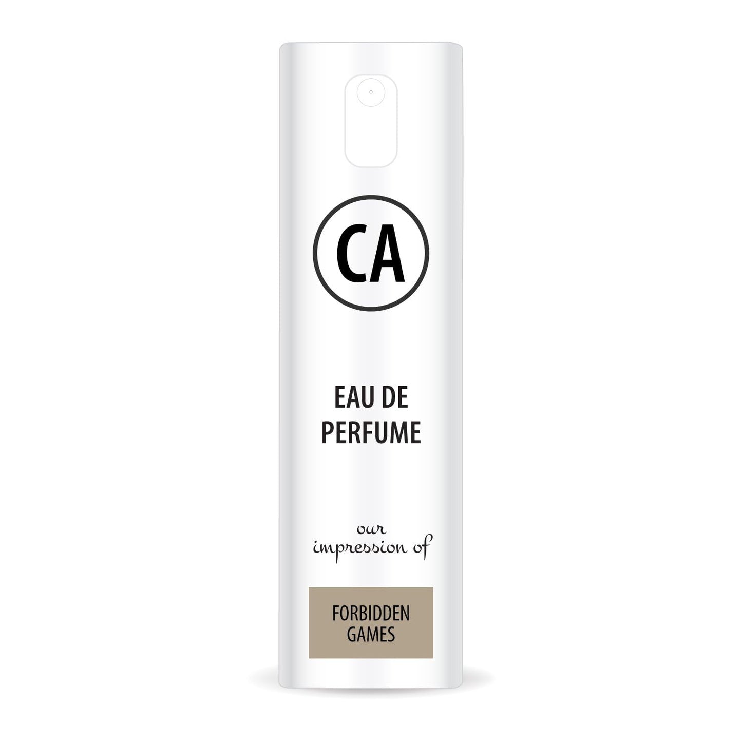 CA Perfume Impression of Forbidden Games for Women Eau De Parfum Floral Fruity Scent Long Lasting Perfumes for Women Travel Size TSA Ready for Day and Night Wear 0.33 Fl Oz 10ml