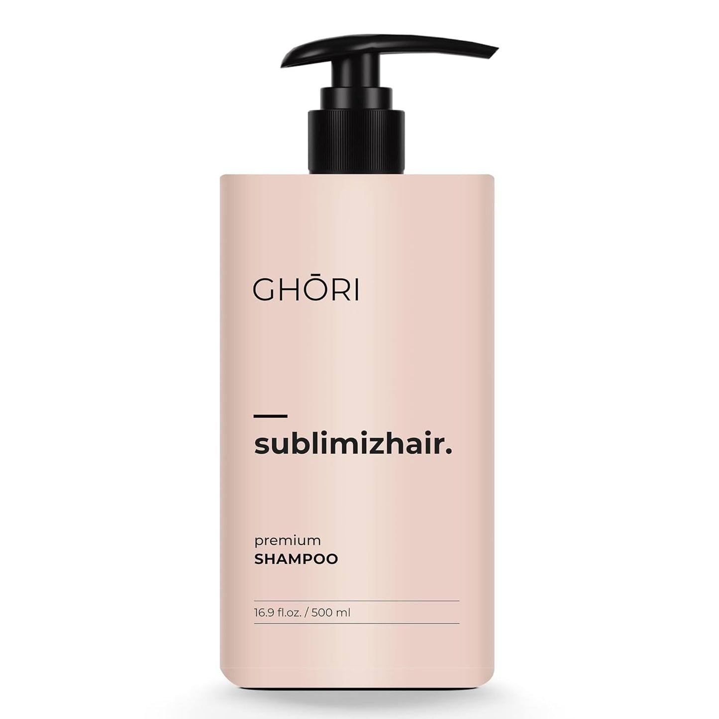 Sublimizhair Korean Herbal Shampoo for Dry & Damaged Hair | Hanbang Formula with Ginseng, Licorice & Tea Extracts | Gentle Scalp Cleansing | pH Balanced Shampoo | 500 ml / 16.9 fl oz