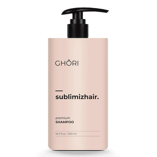 Sublimizhair Korean Herbal Shampoo for Dry & Damaged Hair | Hanbang Formula with Ginseng, Licorice & Tea Extracts | Gentle Scalp Cleansing | pH Balanced Shampoo | 500 ml / 16.9 fl oz