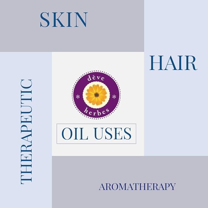 Deve Herbes Pure Grapeseed Oil (Vitis vinifera) with internal Plastic Euro Dropper 100% Natural Therapeutic Grade Cold Pressed 50ml (1.69 oz)