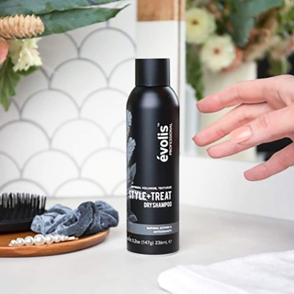 EVOLIS Style & Treat Dry Shampoo for Volume and Texture – Lightweight Texture Powder for Oily Hair – Clean Hair Care and Volumizing Hair Products for All Hair Types (5.2 oz)