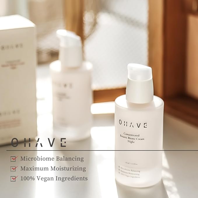 Night Cream – Vegan Formula, Natural Ingredients, Skin Hydration & Firmness Care, Cruelty-Free, Dermatologist Tested - 45ml