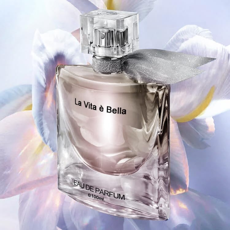 Women Perfume La Vita e Bella Eau de Parfum Natural Spray Elegant Scent Fragrance for all Skin Types 3.3 Fluid Ounce