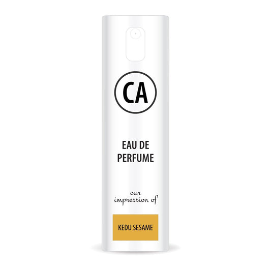 CA Perfume Impression of Kedu Sesame Unisex Eau De Parfum Chypre Floral Scent Long Lasting Unisex Fragrance Travel Size TSA Ready for Day and Night Wear 0.33 Fl Oz 10ml