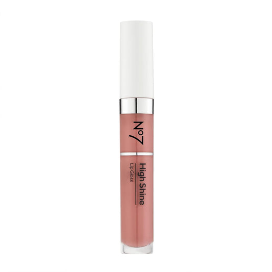 No7 High Shine Lip Gloss - Peony - Moisturizing, High-Shine Lip Gloss with Jojoba Oil for Lips - Hydrating, Longwear Lip Makeup - Non-Sticky Formula (8ml)