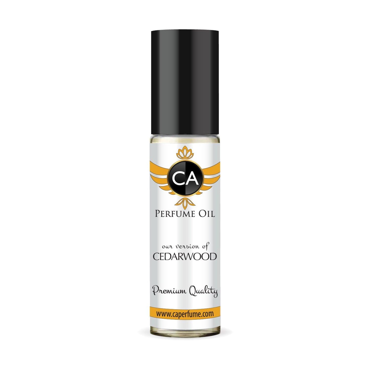 CA Perfume Originals Cedarwood Unisex Fragrance Oil Woody Scent Long Lasting Perfumes for Women & Men Travel Size TSA Ready Mini Parfum Body Oil Roll-on 0.33 Fl Oz 10ml
