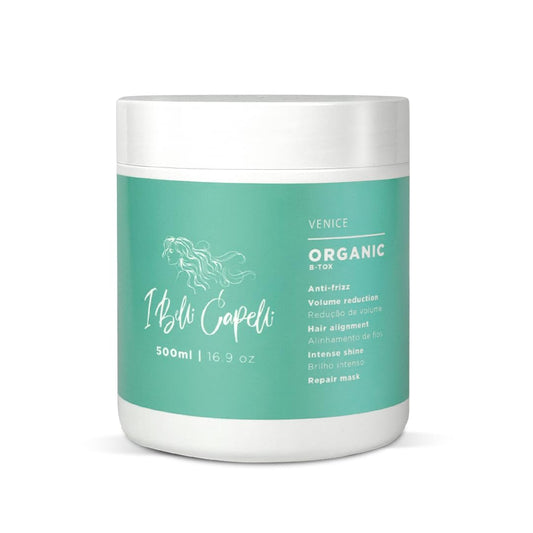 I Belli Capelli Venice Botox Hair Treatment - Reduce Frizz, Smoothness, Rejuvenates Dry and Damaged Hair, Deep Hydration, Volume Control,-Formaldehyde-Free, Organic Hair Botox (17.6 oz/500 ml)