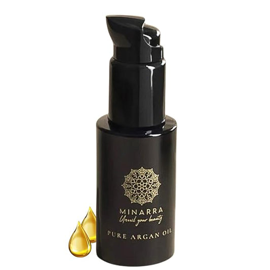 Moroccan Argan Face & Body Oil, Sourced in Morocco, Skin Moisturizer, Reduces Wrinkles, Vegan, Cruelty Free, Non-GMO, Fragrance & Chemical Free, 50 mL