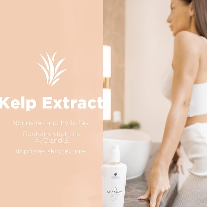 Rose Quartz Body Lotion with CoQ10, Kelp Extract and Hydrating Antioxidants, 8.5 fl. oz.