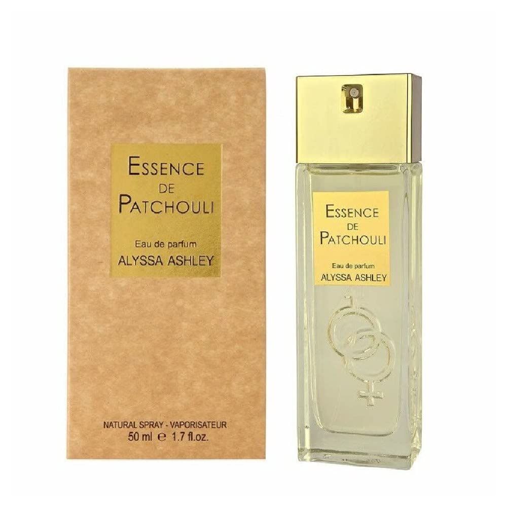 Alyssa Ashley Essence de Patchouli - Vanilla Perfume for Women with Floral Notes - Elegant Womens Fragrance with Rose and Geranium - 1.7 oz EDP Spray
