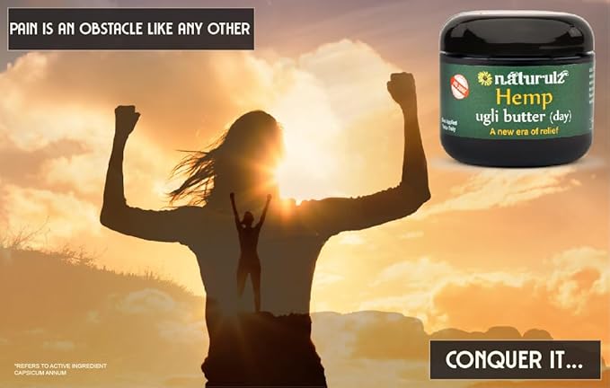 Naturulz Bundle & Save!!!-Ugli Butter Daytime & Nighttime Hemp Topicals Daytime and Nightime Formulas with Capsicum, Lavender, Chamomile Devil's Claw Arnica and More!!! All-Natural