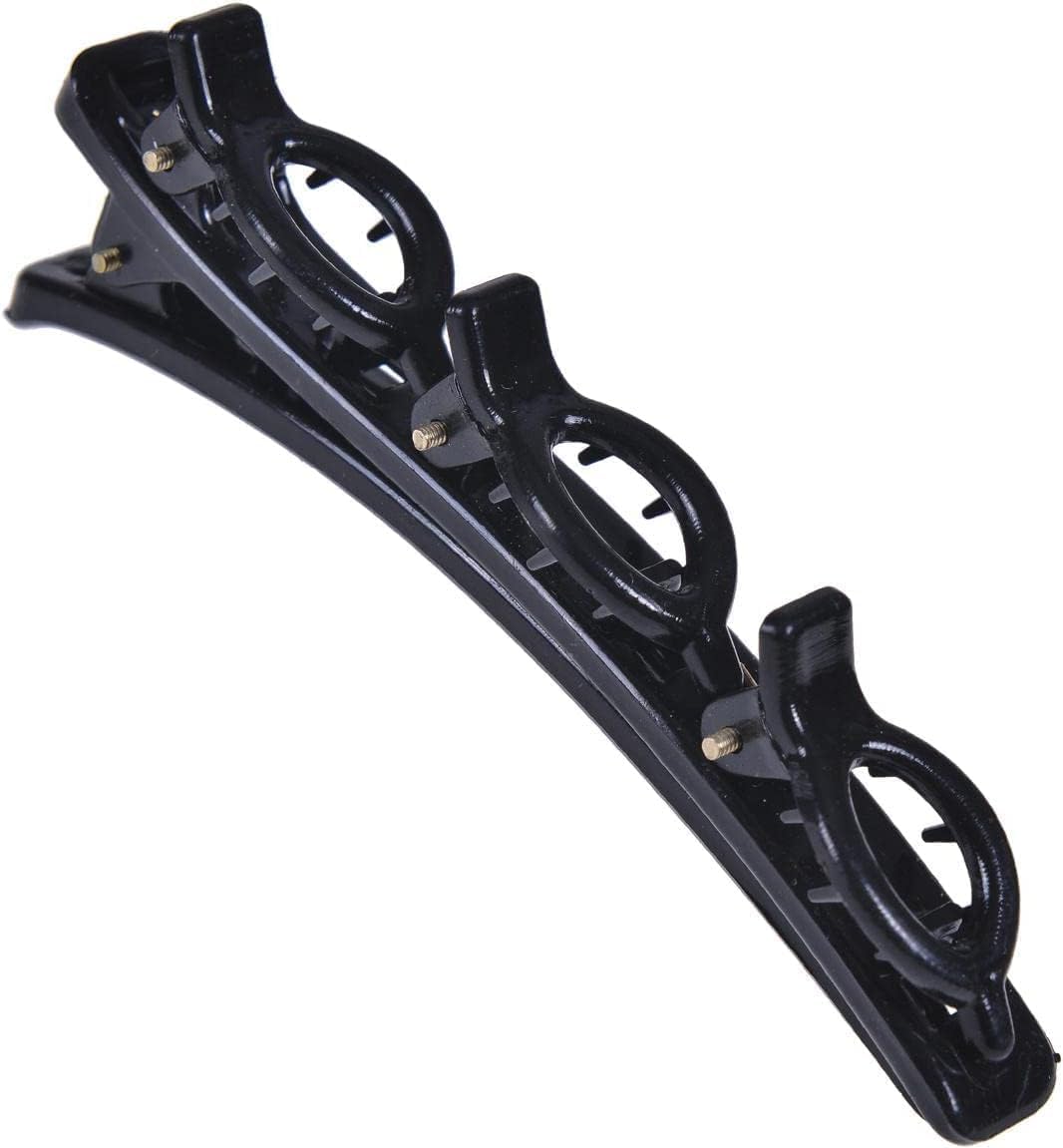 Black Sparkling Crystal Stone Braided Hair Clips,Double Bangs Hair Clips Braided Hairpins, Braided Hair Clip with Rhinestones, Side Bangs Hair Styling for Women, Hair Accessories