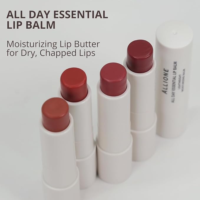 All Day Essential Tinted Lip Balm 05 Berry Fig | Natural Gloss Finish, Moisturizing Lip Care, Deep Nourishing Plant-Based Chapstick, Hydrating Lip Butter for Dry Cracked Chapped Lips