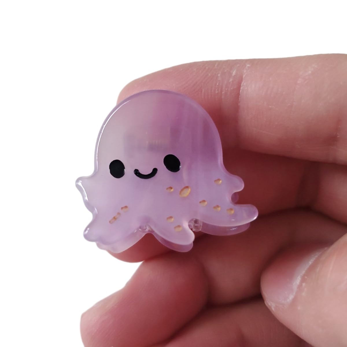Mini Octopus Hair Clips,Cellulose Acetate Hair Clips,Small Claw Clips for Girl,Hair Accessories,Pack of 2